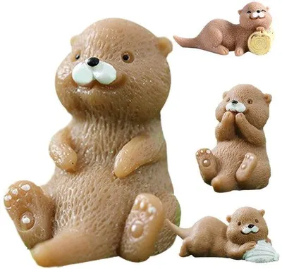 Productafbeelding van Kunsthars decoratieset voor terrariums - 4-delig - Miniatuurfiguren - Handgeschilderd - Lichtgewicht - Zeer gedetailleerd - Geschikt voor terrariums