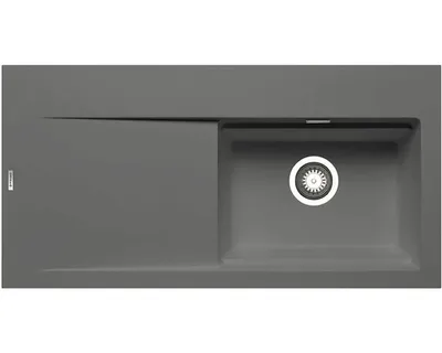 Obrázok produktu pre Granitový drez Pyramis Tekton 510x1000 mm RH sivý