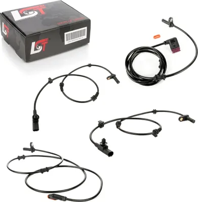 Produktbild von 4x ABS Sensor Drehzahlregler Set vorne hinten für MERCEDES E-KLASSE 211 4matic