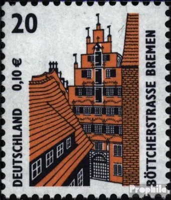 Produktbild von Briefmarken BRD (BR.Deutschland) 2001 Mi 2224R a mit Zählnummer postfrisch Sehenswürdigkeiten