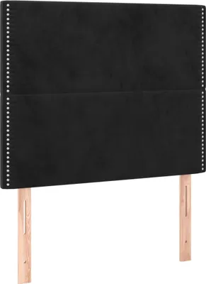Immagine prodotto di Testiera Nera 100x5x118/128 cm Velluto