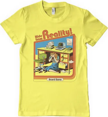 Produktbild von Hide From Reality T-Shirt - XX-Large  - Yellow