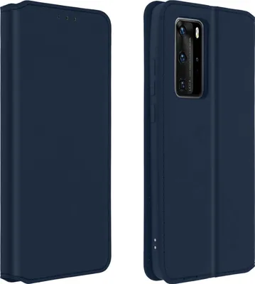 Produktbild von Avizar, Kunstleder Cover Classic Edition Huawei P40 Pro, Blau