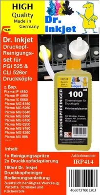 Produktbild von IRP414 - Druckkopfreiniger Kit für Canon Maxify Pixma MG8150 Druckkopf - PGI525 / CLI526