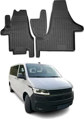 Immagine prodotto di 2015-2024 VW T6 T6 .1 Transporter tappetini TPE nero 2 pz