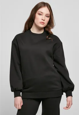 Produktbild von Urban Classics TB4025 | Ladies Organic Oversized Crew Damenpuli - Farbe: Black - Größe: S