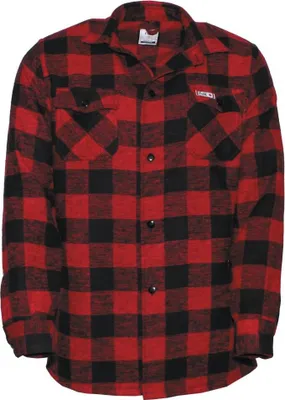Produktbild von Holzfällerhemd, rot-schwarz, kariert M