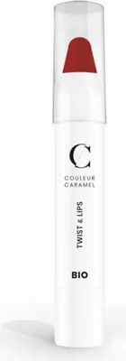 Produktbild von Couleur Caramel Twist&Lips Lippenstift #407 glänzend Rot