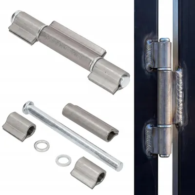 Immagine prodotto di Cerniera saldata in tre parti M4 13x100, rimovibile