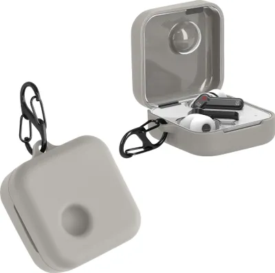 Kwnobile Hülle Für Anker Soundcore Life P3 – Silikon Case Mit Schlüsselring & Ladeöffnung In Schwarz/Weiß