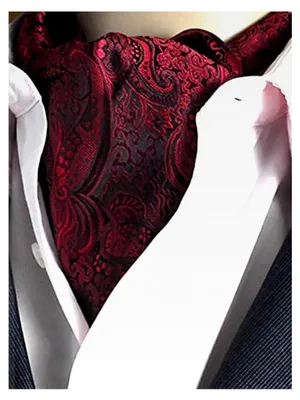 Produktbild von Herren Krawattenschal Ascotkrawatte Schal Cravat Ties für Gentlemen