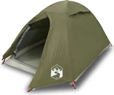 Produktbild von vidaXL Kuppel-Campingzelt 2 Personen Olivgrün Wasserdicht