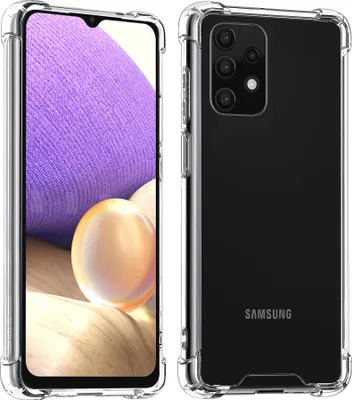 Obrázek produktu pro Zadní kryt Samsung Galaxy A32 z TPU – průhledný – nárazuvzdorný – 5G