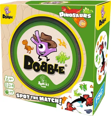 Obrázek produktu pro Asmodee Dobble Dinosaurs, Karetní, 4 rok/roky, 15 min