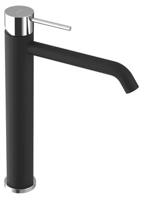Produktbild von Sapho ULTRAMIX Waschtischarmatur, Schwarz matt/Chrom