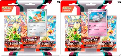 Image de Pokemon Obsidian Flames: Eevee 3-Pack Blister
