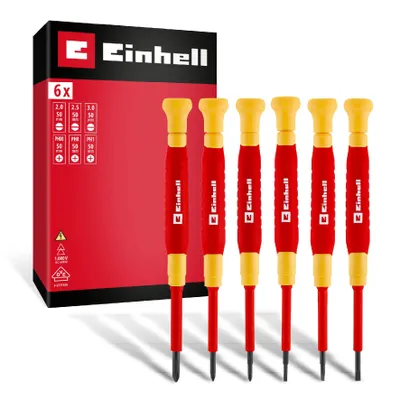 Productafbeelding van EINHELL Precisieschroevendraaierset VDE, 370542, 6-delig