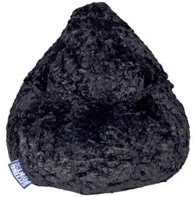 Produktbild von Sitting Point Bean Bag Fluffy XL 70 x 110 cm,  Schwarz 70x10cm