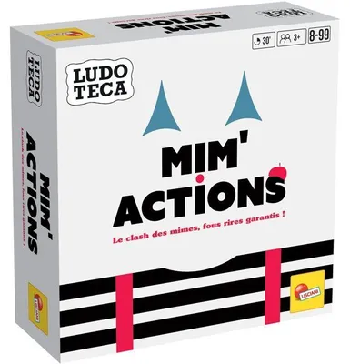 Image de Jeu de Mime Mim'Actions LUDOTECA LISCIANIGIOCHI, 3+ Joueurs, 8+ Ans, Jeu de Société Familial
