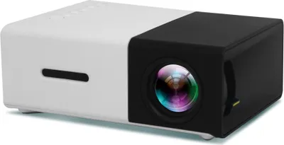 Produktbild von AIORBER Mini-Projektor, tragbar, HD-Auflösung, leicht und tragbar, Anti-Shake-Funktion, für den Heimgebrauch, schwarz