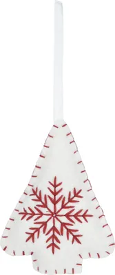 Immagine prodotto di Decorazioni natalizie appese Albero, 10 cm, bianco