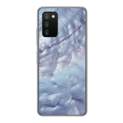 Produktbild von MuchoWow® Handyhülle Schutzhülle Hülle für Samsung Galaxy A03s Mineralien und Gesteine - Naturstein - Perlmutt Silikon Softcase Handy Hülle - Schutz