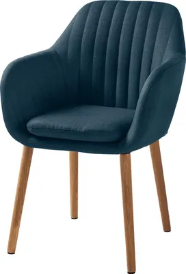 Produktbild von home24 Armlehnenstuhl - Textil / Massivholz