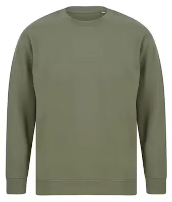 Produktbild von SF Minni - "Fashion" Sweatshirt Abgerundeter Saum für Kinder LT3999 (140) (Khaki)