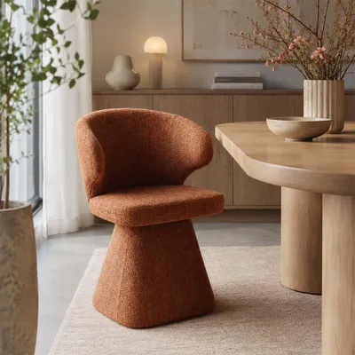 Produktbild von Milton & Oldbrook Esszimmerstuhl Drehbar Hanover Orangebraun