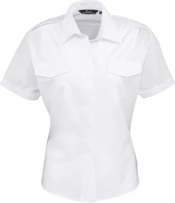 Obrázok produktu pre Premier - Dámske tričko Pilot s krátkym rukávom PC6718 (46 SK) (Biela)