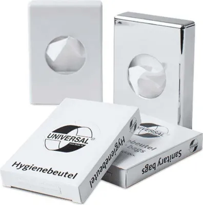 Produktbild von Deiss Hygienebeutel weiss 80+70x230 mm 25x 30 Stück