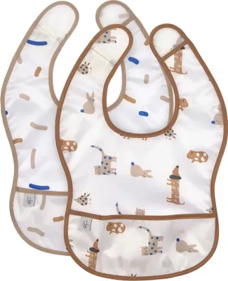 Produktbild von LAESSIG Lightweight Lätzchen 2 Stück Little Mateys royal blue verschiedene Farben