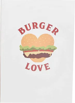 Image de Tee Burger Love Cahier d'exercices 2-Pack blanc/multicolore - UNI