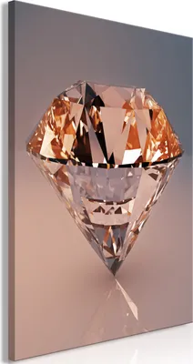 Produktbild von Vlies Leinwandbild - Costly Diamond (1 Part) Vertical 40x60 cm Abstrakt n-B-0050-b-a