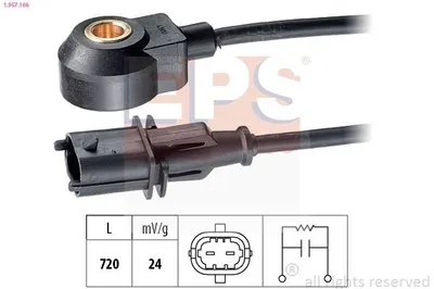 Produktbild von EPS Klopfsensor 1.957.166 für ALFA ROMEO 147 (937) 720mm