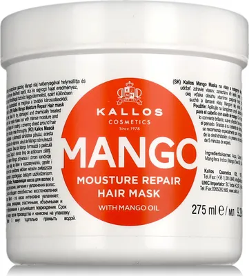 Obrázok produktu pre Kallos Mango Moisture Repair maska na vlasy 275 ml