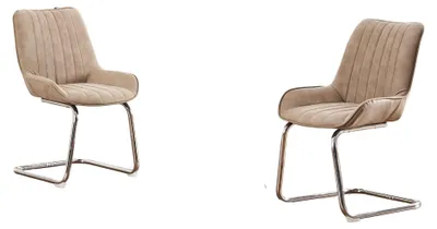 Image de Chaises - Chaises de salle à manger - Chaises de cuisine - Chaises de salon - Chaises design - Lot de 2 - Similicuir
