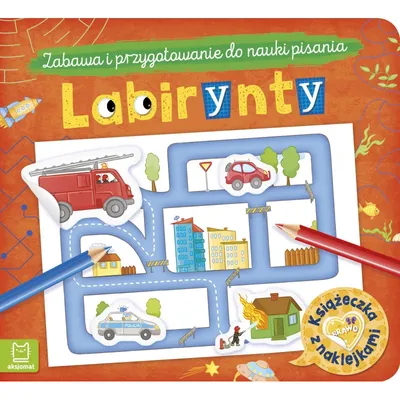Produktbild von Książeczka z naklejkami Labirynty / Aksjomat