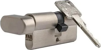 Imagen del producto de FAB, cilindro de seguridad 3H.02/BDNs, para cerraduras de 30+35, con pestillo, 6 pines, clase de seguridad 3, referencia 495359