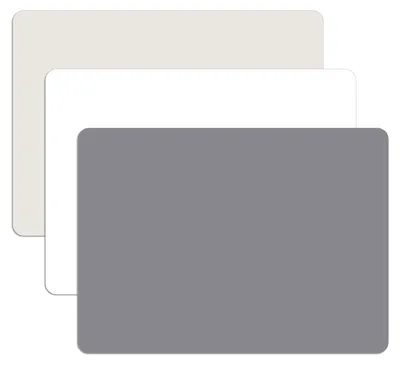Produktbild von 3-teiliges Silikonmatten-Set, 40 x 30 cm, Bastelmatte, Silikon-Tischset, multifunktionale Malmatte, rutschfeste und hitzebeständige Silikon-Küchenmatte, Tischmatte für die Arbeitsplatte