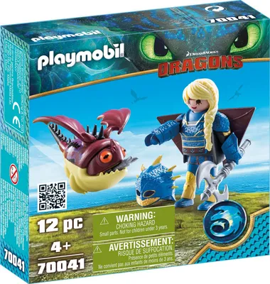 Produktbild von PLAYMOBIL Astrid mit Fluganzug und Hobgobbler, 70041