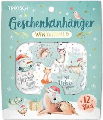 Produktbild von TRÖTSCH - Geschenkanhänger Winterwald Weihnachten