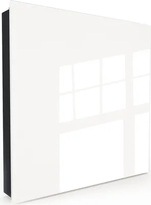 Produktbild von Nachbildung-Schlüsselkasten, Magnetpinnwand und Memoboard mit Glasfront Motiv Weisser, Heller Hintergrund, Türöffnung:Rechts