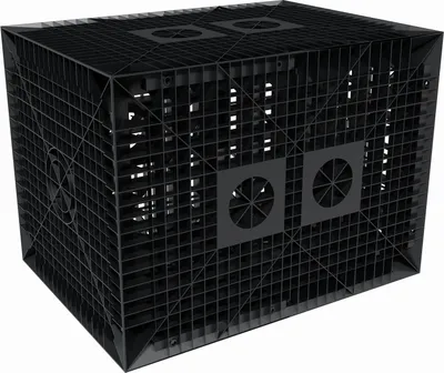 Produktbild von Sickerbox Quader für Regenwasser-Rückhaltung und -Versickerung 280 Liter, 800x600x600 mm