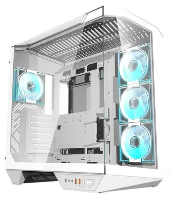 Produktbild von Darkflash DY470 PC-Gehäuse mit 4 Lüftern, Weiß