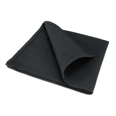 Produktbild von Stoffservietten Schwarz 25 Stück 40x40cm Baumwolle