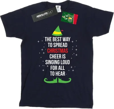 Produktbild von Elf - "Christmas Cheer" T-Shirt für Damen BI21942 (XXL) (Marineblau)
