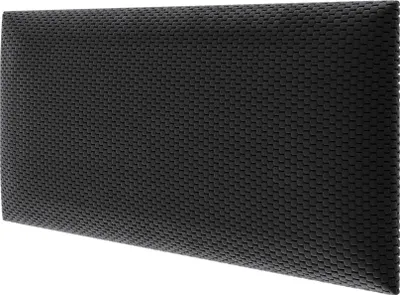 Immagine prodotto di STEGU Camera da letto Pannello imbottito Testiera Nero 60x30 cm
