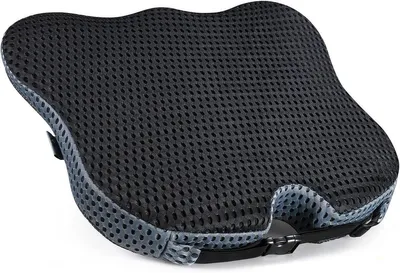 Productafbeelding van PolkaHome® Ergonomisch Wigvormig Zitkussen – Zitkussens Zitkussen Auto Zit Kussen Zitkussen Bureaustoel Stoelkussens Stoel Kussen