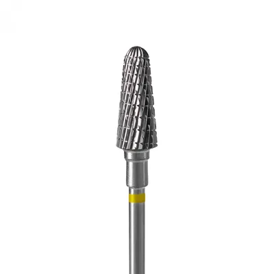 Produktbild von Staleks Hartmetall Kegel Rundfräser Gelb 6/14mm